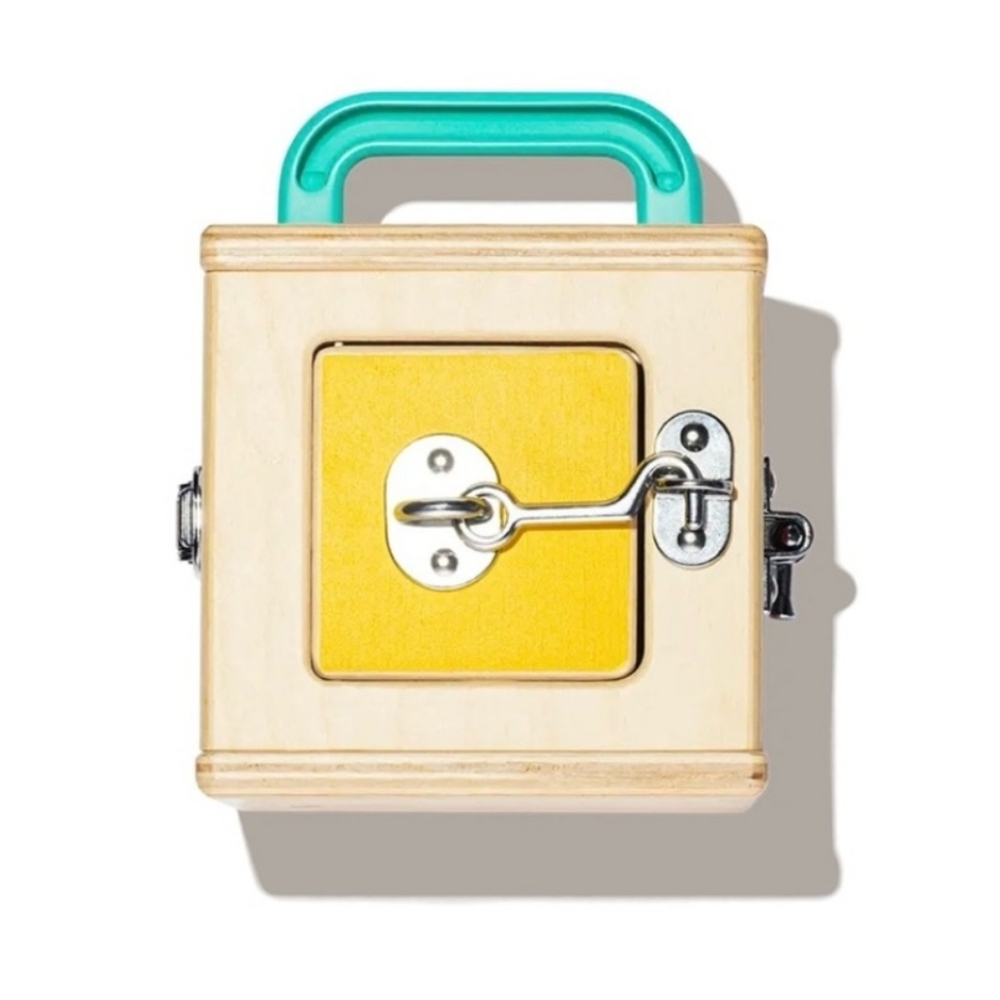 Lovevery Montessori Wooden Lock Box